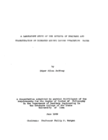 A laboratory study of the effects of drainage and transpiration on digested sludge lagoon dewatering rates