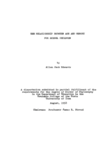 The relationship between age and memory for school children