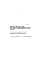 The art of Ludwig Thoma: aspects of Thoma's art in representative works