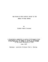 The figure of the Catholic priest in the works of Franz Werfel