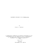 Taxonomic studies of the Tremellaceae