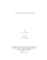 A factor analysis of tests of kinesthesis