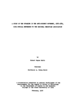 A study of the speaking in the antisecrecy movement, 1868-1882, with special reference to the National Christian Association