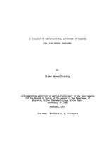 An analysis of the educational activities of talented Iowa high school graduates