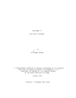 Nice work if: (and other fiction)