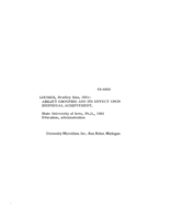 Ability grouping and its effect upon individual achievement