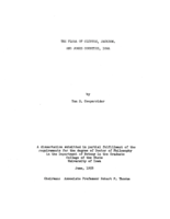 The Flora of Clinton, Jackson, and Jones counties, Iowa