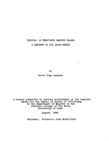 Writing in twentieth century Wales: a defense of the Anglo-Welsh