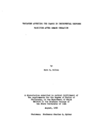 Variables affecting the change in instrumental response magnitude after reward cessation