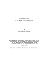 The concept of love in the Maxims of La Rochefoucauld