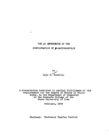 The pH dependence of the configuration of B-lactoglobulin
