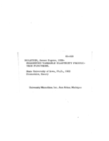 Suggested variable elasticity production functions