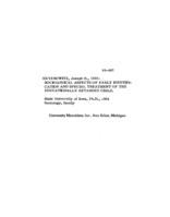 Sociological aspects of early identification and special treatment of the educationally retarded child