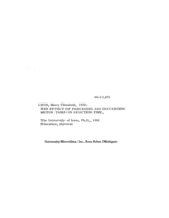 The effect of preceding and succeeding motor tasks on reaction time