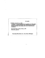 A study of the predictive validity of the Iowa Algebra Aptitude Test for prognosis in ninth grade modern mathematics and traditional algebra