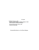 Special achievement testing needs of the educationally disadvantaged