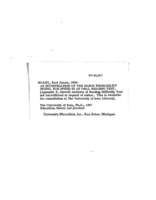 An investigation of the Rasch Probability Model for speed on oral reading test