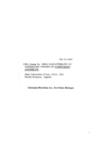 Drug susceptibility of geographic strains of Schistosoma japonicum