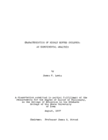 Characteristics of highly gifted children: an experimental analysis