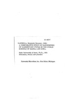 A comparative study of handwriting of elementary pupils in the public schools of Manila and Iowa