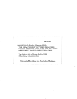 The relationship between selected school district variables and teacher assignment based on preparation