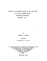 Studies on the asexual stages in the life cycle of the frog bladder fluke, Gorgoderina attenuata, Stafford, 1902