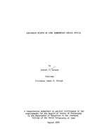 Age-grade status of Iowa elementary school pupils