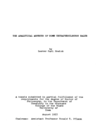 The analytical aspects of some tetraphenylboron salts