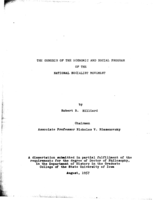 The genesis of the economic and social program of the national socialist movement