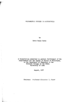 Voltammetric studies in acetonitrile