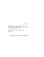 An analysis of grocery store locations in Des Moines, Iowa, 1958