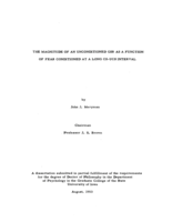 The magnitude of an unconditioned GSR as a function of fear conditioned at a long CS-UCS interval