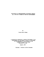 The effects of nonreinforcement on response strength as a function of number of previous reinforcements