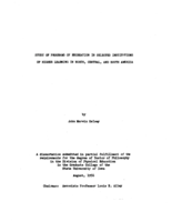 Study of programs of recreation in selected institutions of higher learning in North, Central, and South America