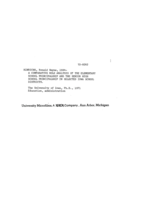 A comparative role analysis of the elementary school principalship and the senior high school principalship in selected Iowa school districts