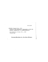 Studies on the mechanism of teratogenic action and neonatal pharmacology of diphenylhydantoin