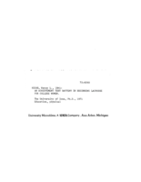 An achievement test battery in beginning lacrosse for college women