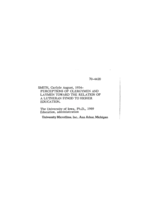 Perceptions of clergymen and laymen toward the relation of a Lutheran synod to higher education