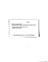 Surface diffusion in Knudsen and slip flow