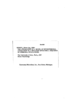 THe application of a model of interpersonal attraction to a situation involving a sequence of personal evaluations