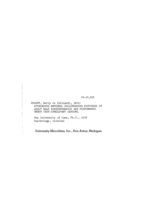 Attributed maternal childrearing histories of adult male schizophrenics and performance under task-irrelevant censure