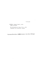 Three fictions