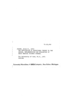 The application of educational theory to the design, implementation and evaluation of basic medical science courses