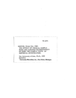 The effect of unequal sample sizes and variance heterogeneity on some two-sample tests: an empirical investigation