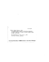 The generational theory in political research: a cohort analysis of public opinion toward labor unions, 1937-1967