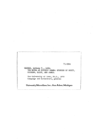 The novel as psychic drama: studies of Scott, Dickens, Eliot, and James