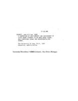 A comparison of self-concept and achievement of sixth grade students in an open space school, self-contained school and departmentalized school
