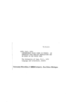 Contemporary prose poems in French: an anthology with English translations and an essay on the prose poem