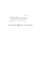 A critical study of junior college music programs in the State of Mississippi