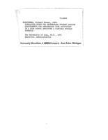 Simulation study for determining student station requirements for unscheduled time activities in a high school employing a flexible modular schedule